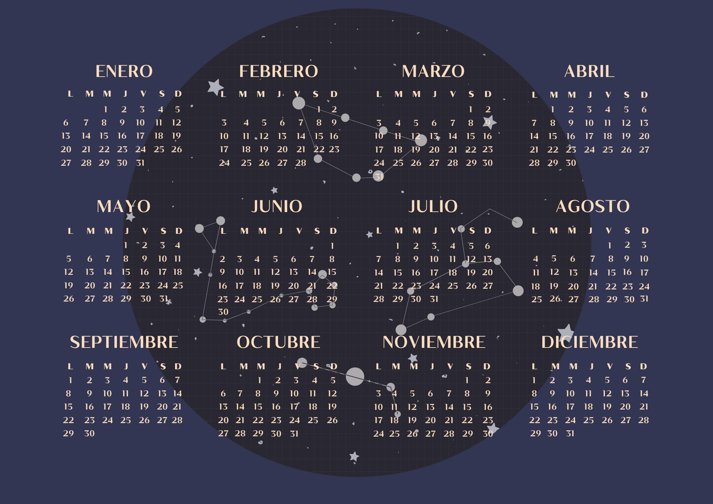 Calendario Holístico 2025